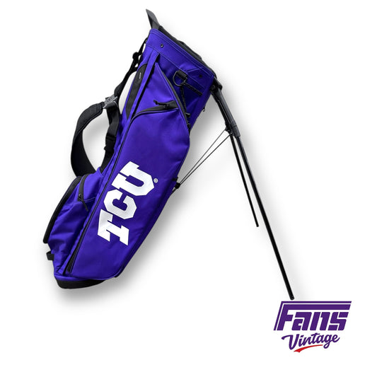 TCU Custom Team Issued Golf Bag