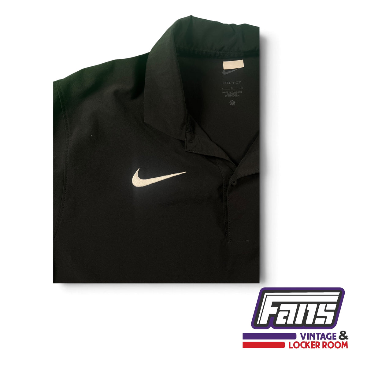 TCU Football Team Issued Blackout Matte Heather Polo