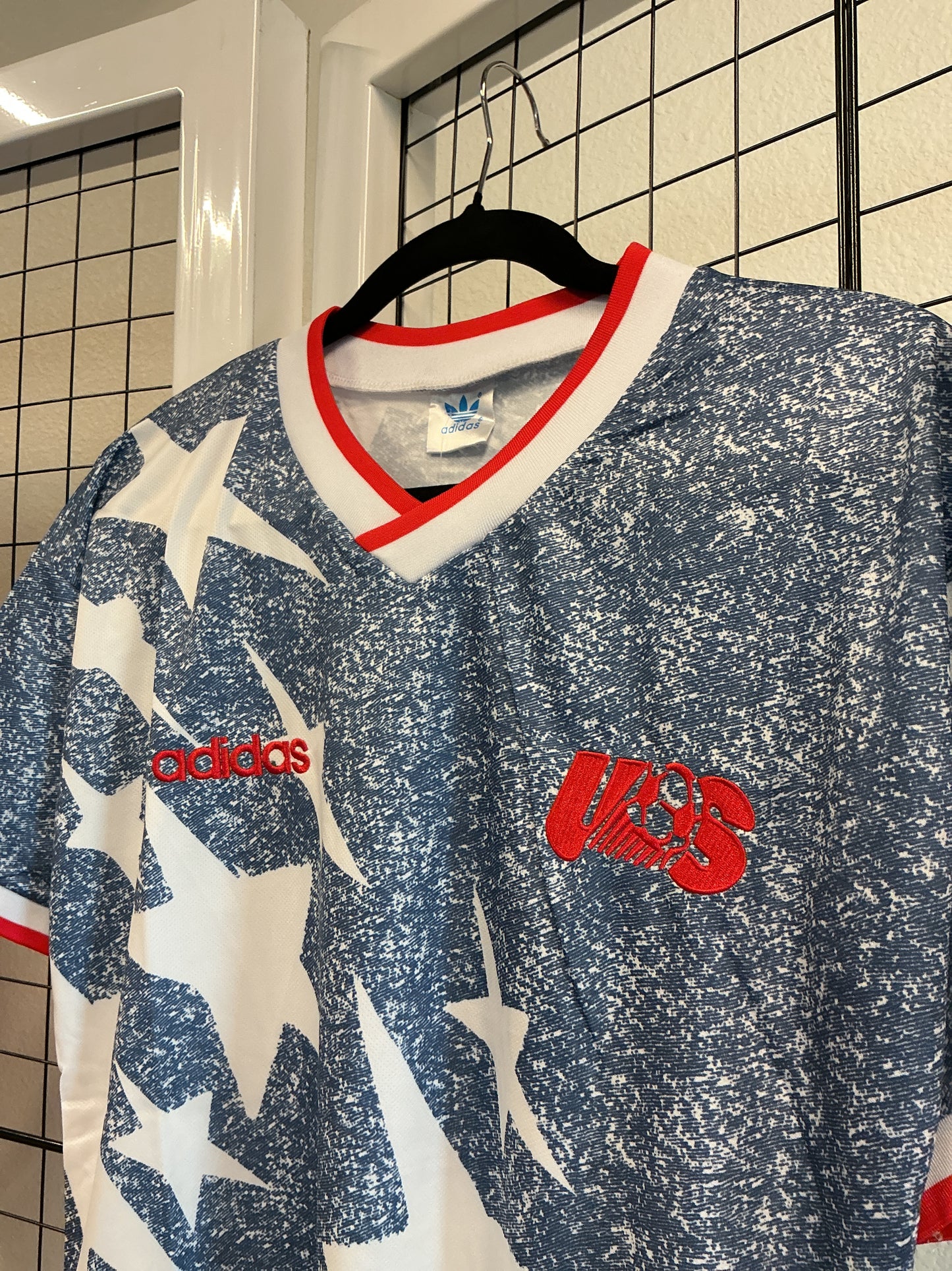 Adidas World Cup 94 USMNT Flag Denim Jersey