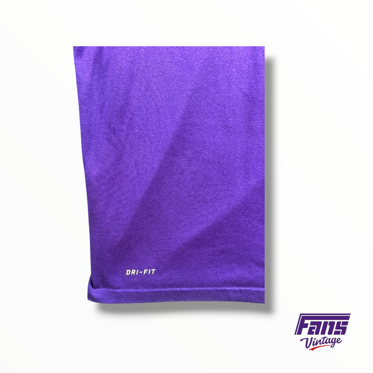 TCU Team Issued Nike Dri-Fit Horned Frogs Football Tee
