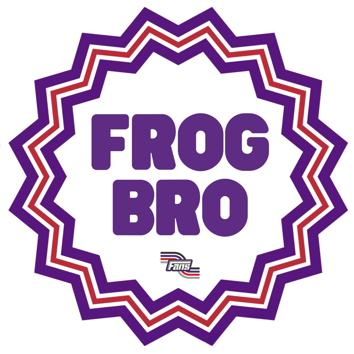 GAME DAY FROG FAMILY STICKERS 3”
