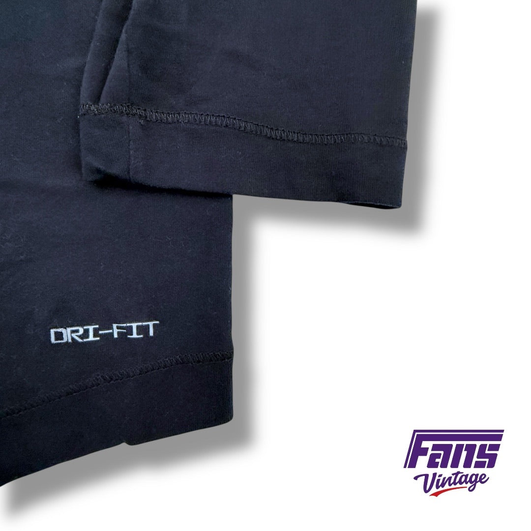 TCU Nike Team Issued Veteran Appreciation Salute to Service Hooded Long Sleeve Shirt