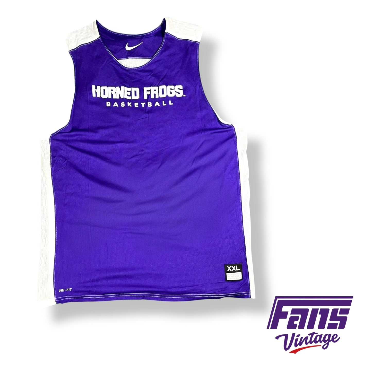 Rare TCU men’s basketball reversible jersey with two different logos!