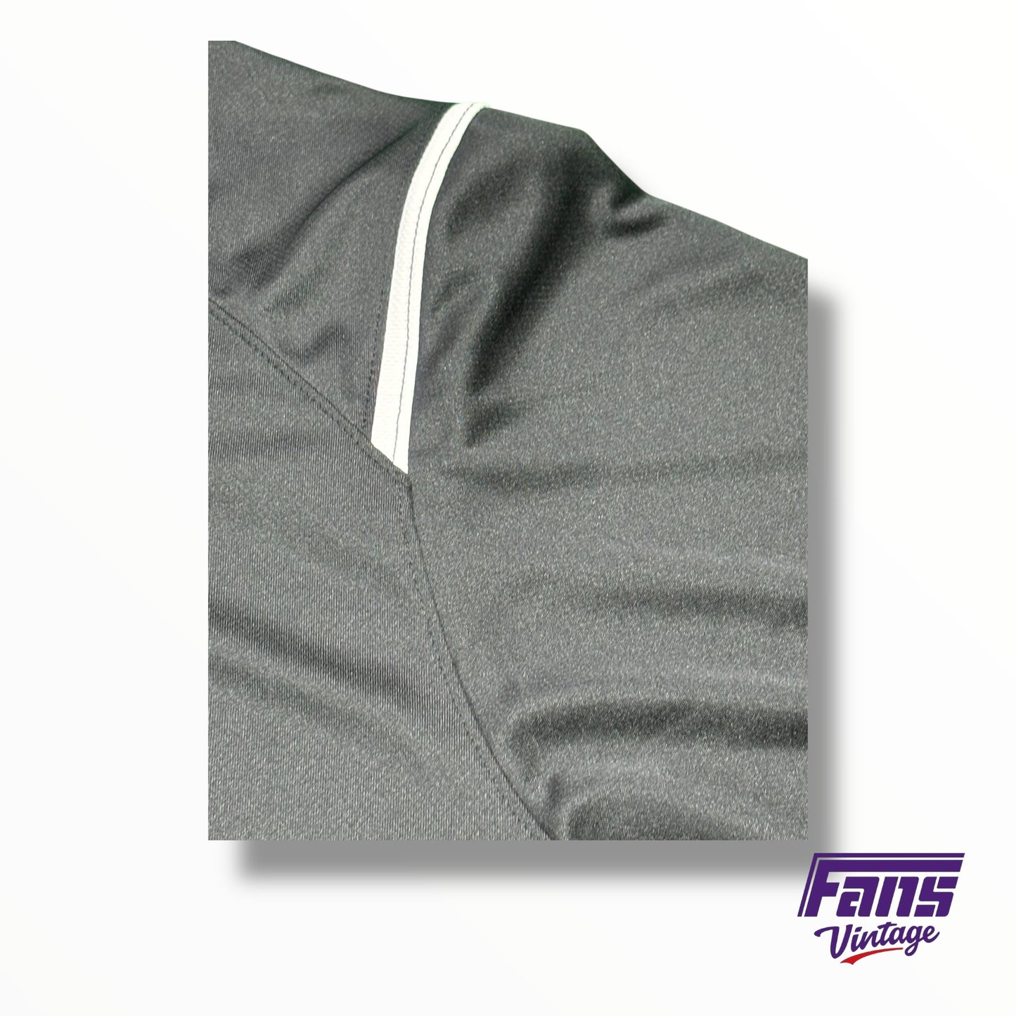 TCU Baseball Nike team issued black polo
