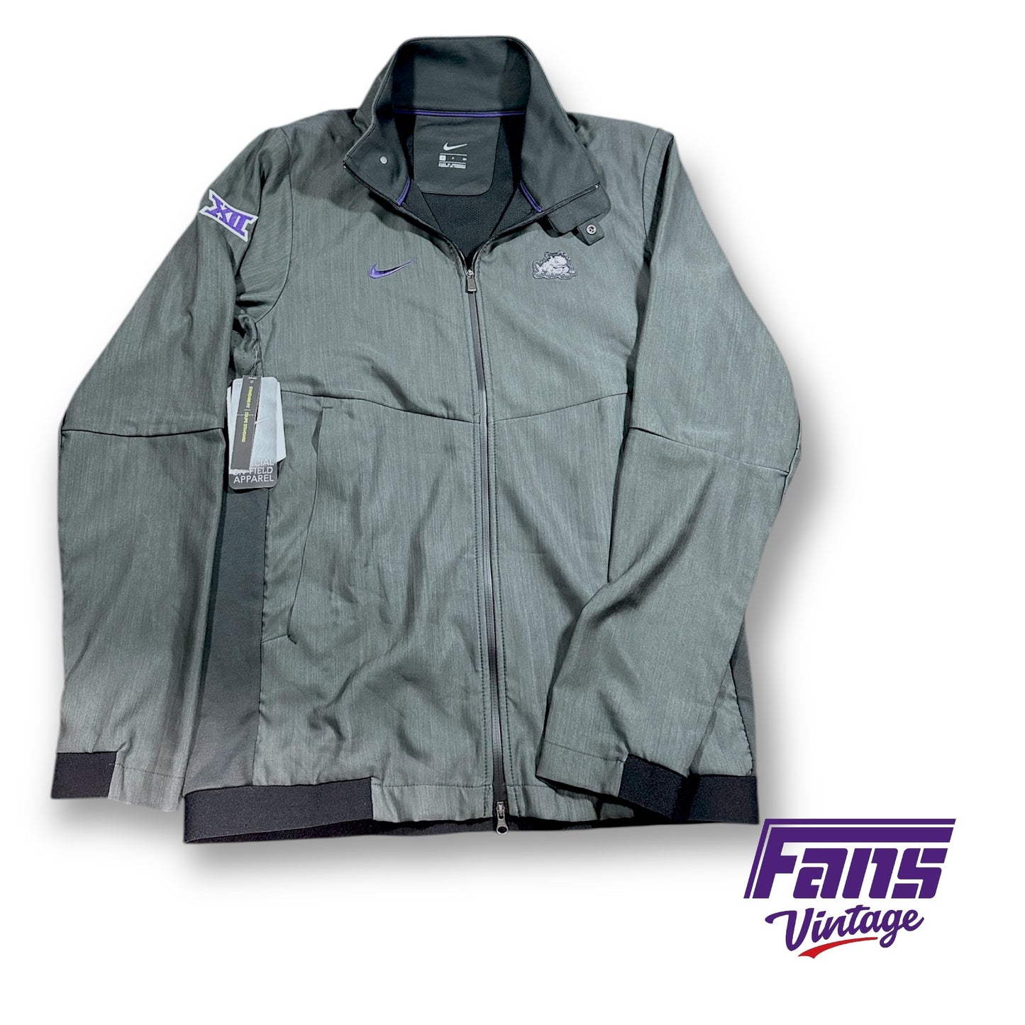 TCU Team Exclusive Premium Full Zip Nike Jacket - New With Original Tags