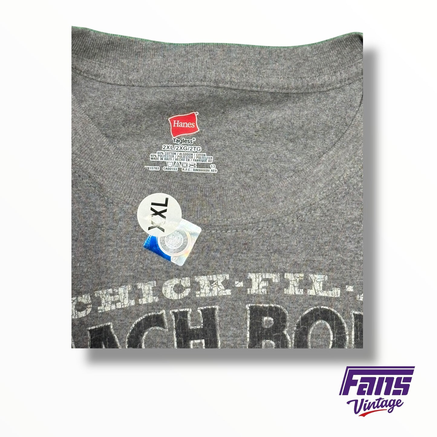 TCU 2014 Peach Bowl Helmet Crash Shirt - Brand New with Tags!