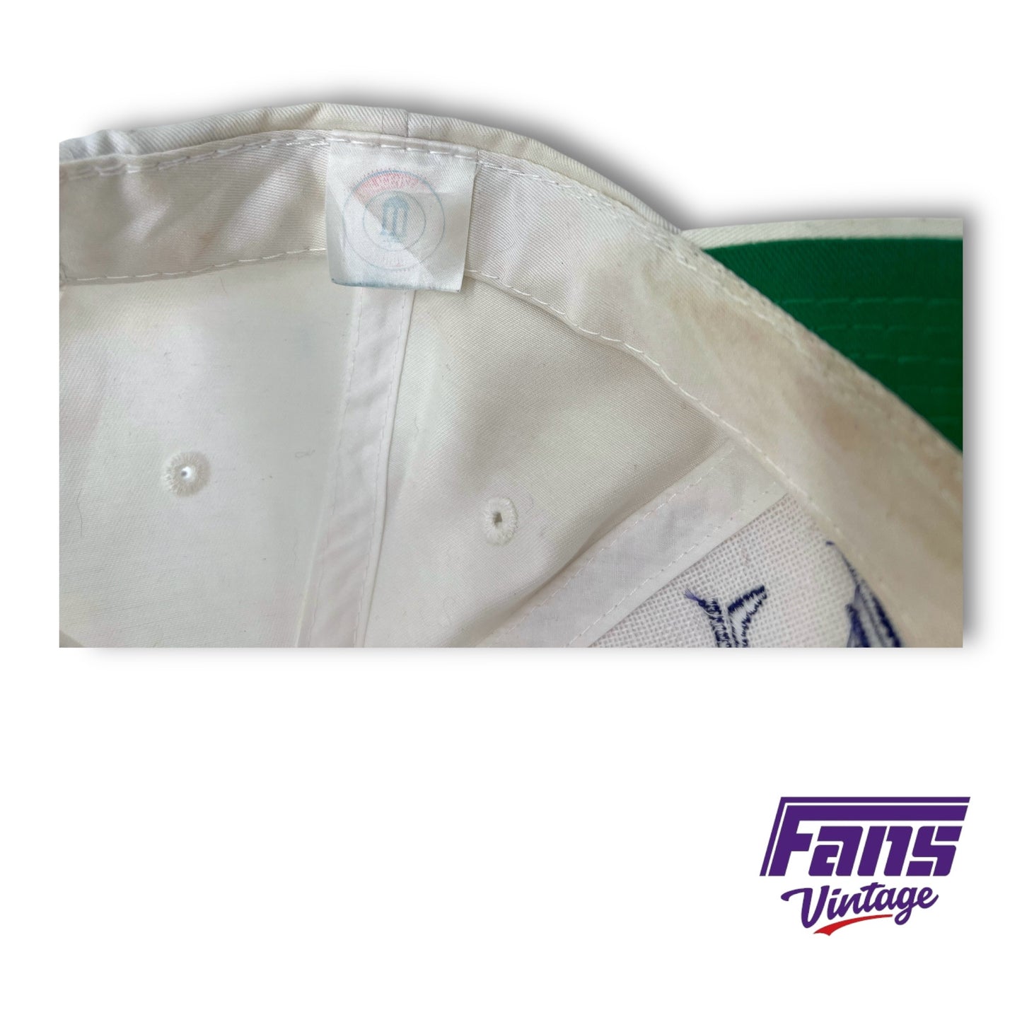 TCU Vintage 90s “The Game” Snap Back Hat - Distressed Party Beater Vibe With Throwback Split Bar Logo