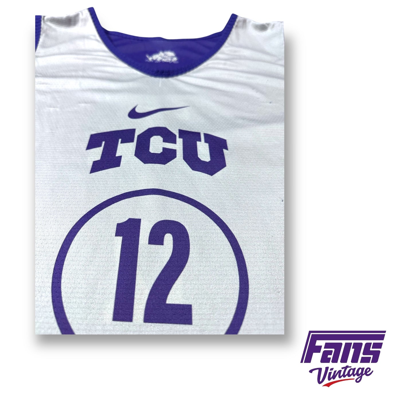 Team Issue Nike TCU Basketball Practice Jersey