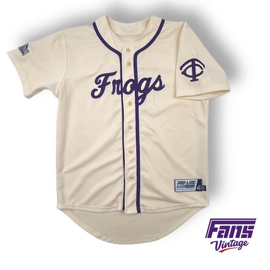 Vintage TCU Baseball Game Worn “GRAIL” Throwback Jersey