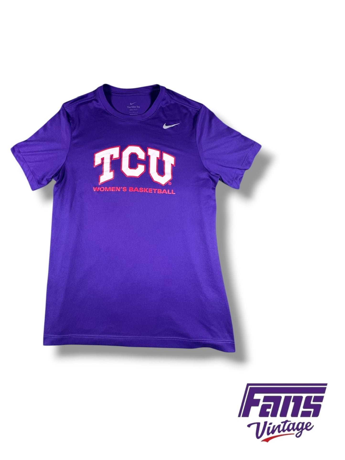 Rare Nike TCU Women’s Basketball team issued ‘spit blood’ colorway tee