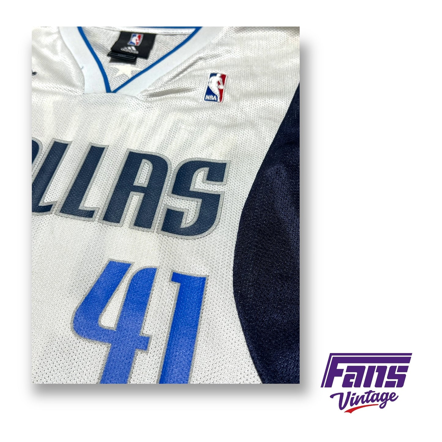 Vintage Dallas Mavericks Dirk Nowitzki Jersey - Championship Season Look!