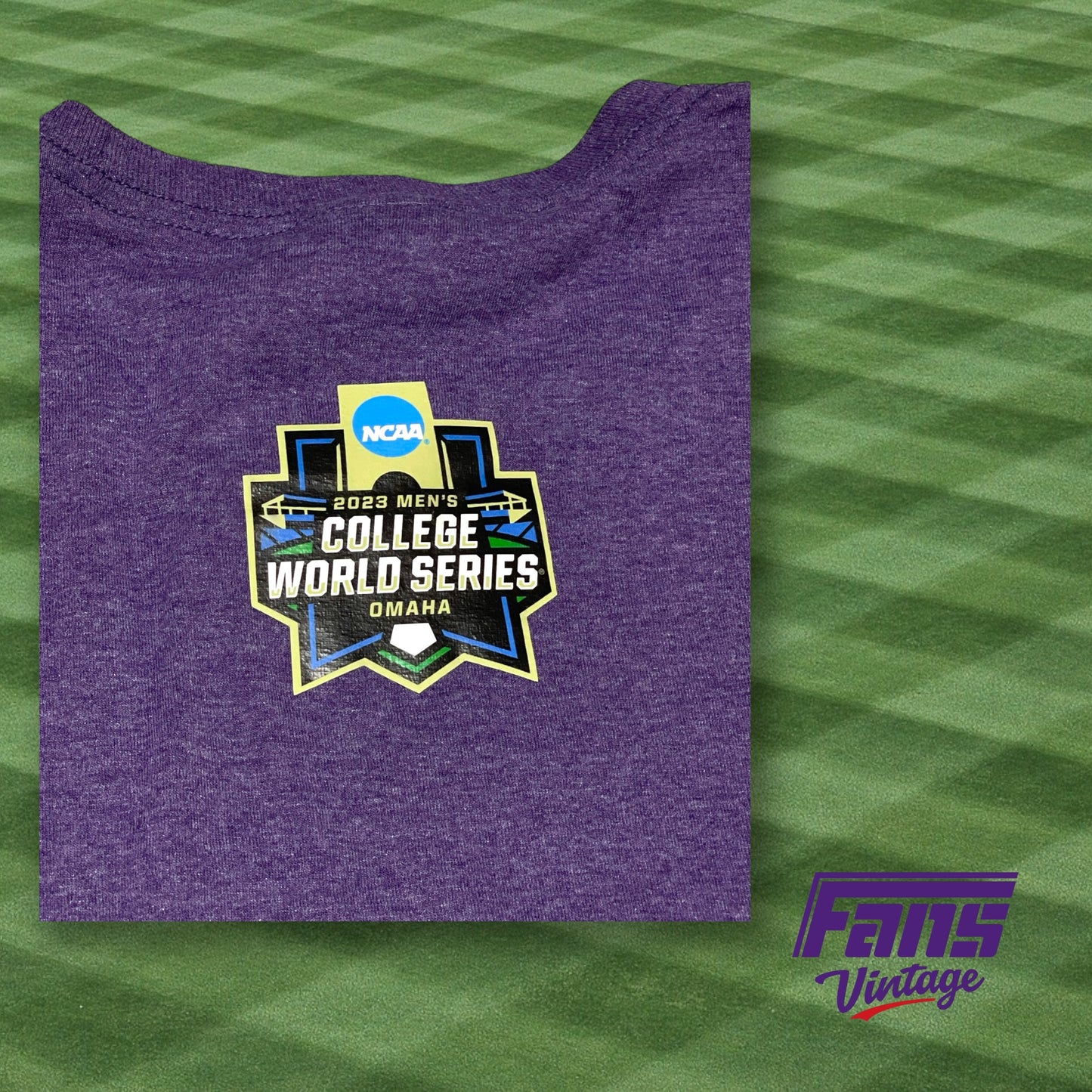 2023 TCU Baseball CWS t-shirt