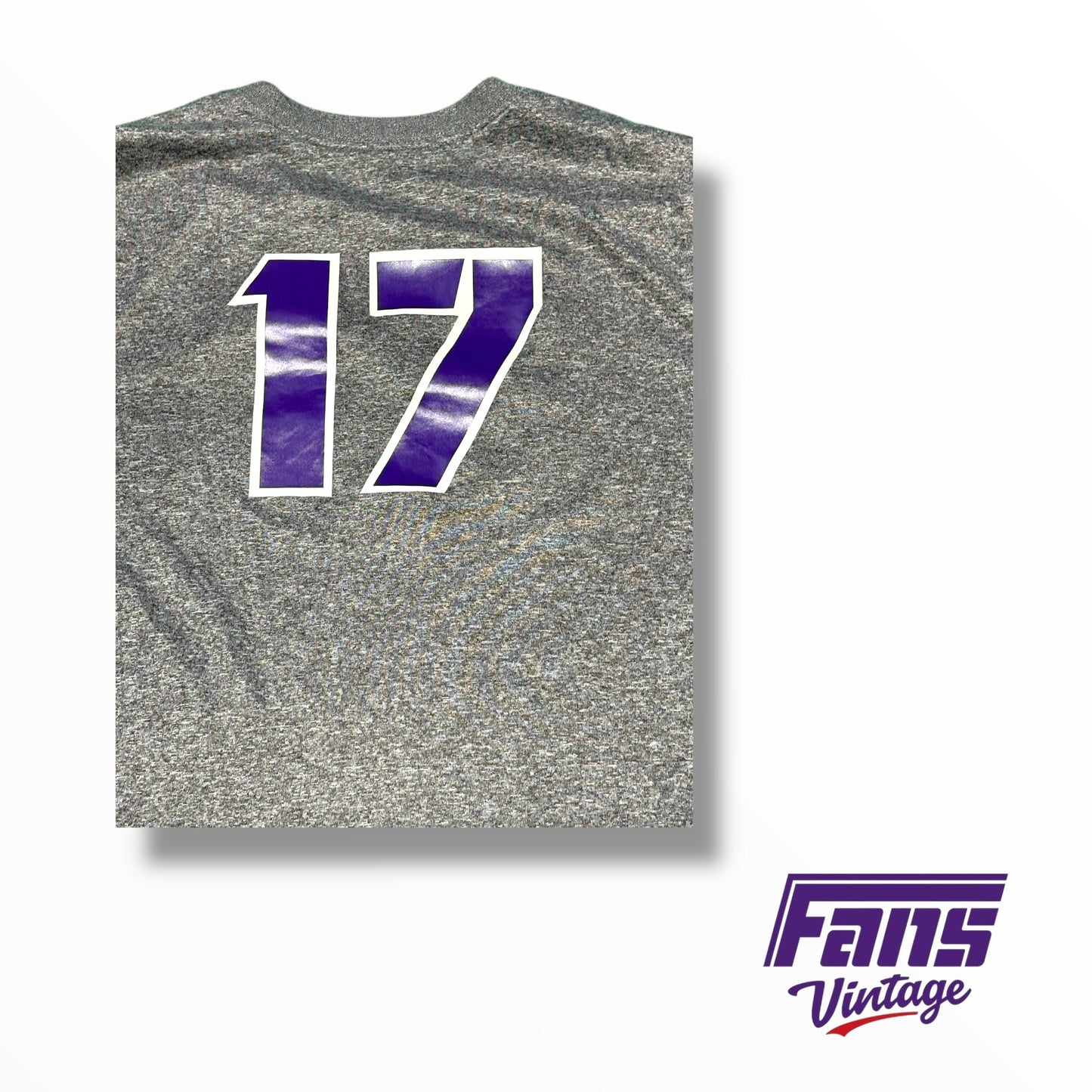 TCU Nike Horned Frogs Team Issued Baseball Retro Script Drifit T-Shirt