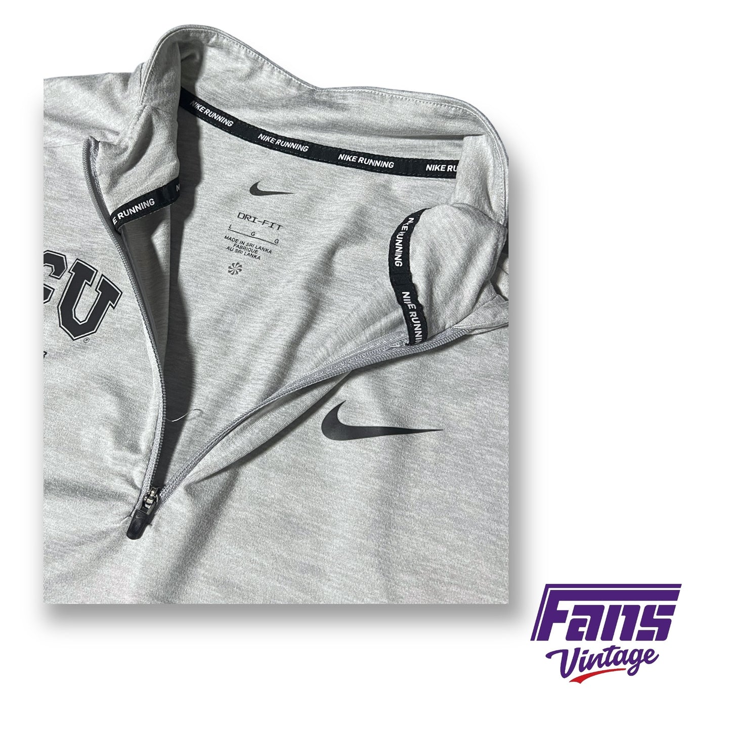 TCU Soccer Team Exclusive Nike Running Quarter Zip