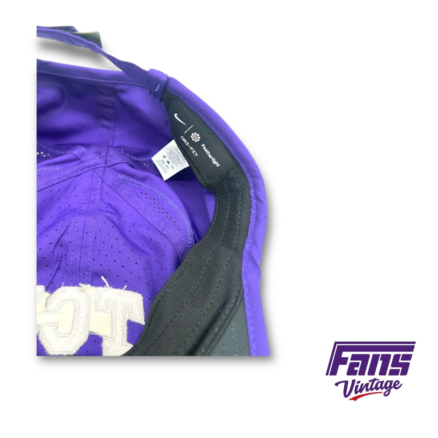 TCU Basketball Nike ‘Move to Zero’ Featherlight Drifit Dad Hat - Team Issued