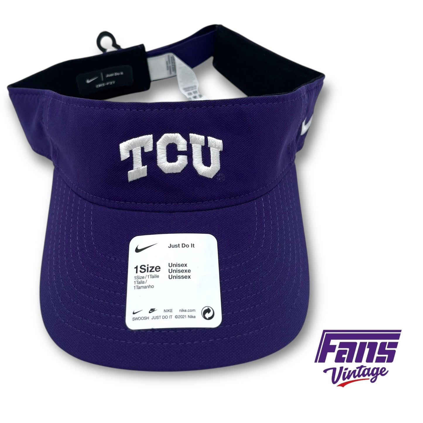 TCU Football Team Issue Coach's Sideline Visor - New!