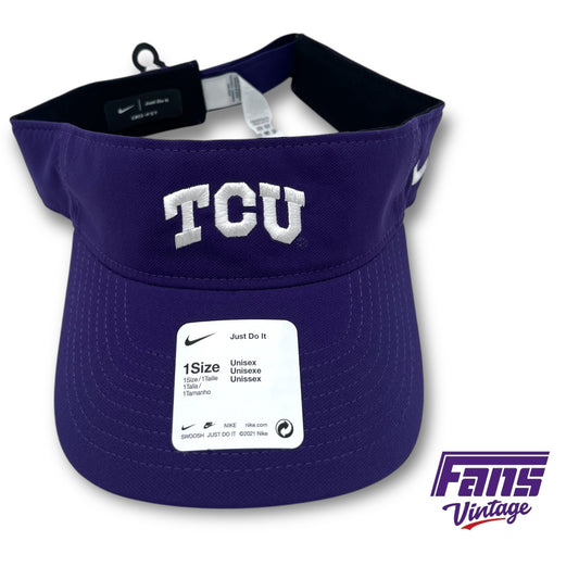 TCU Football Team Issue Coach's Sideline Visor - New!