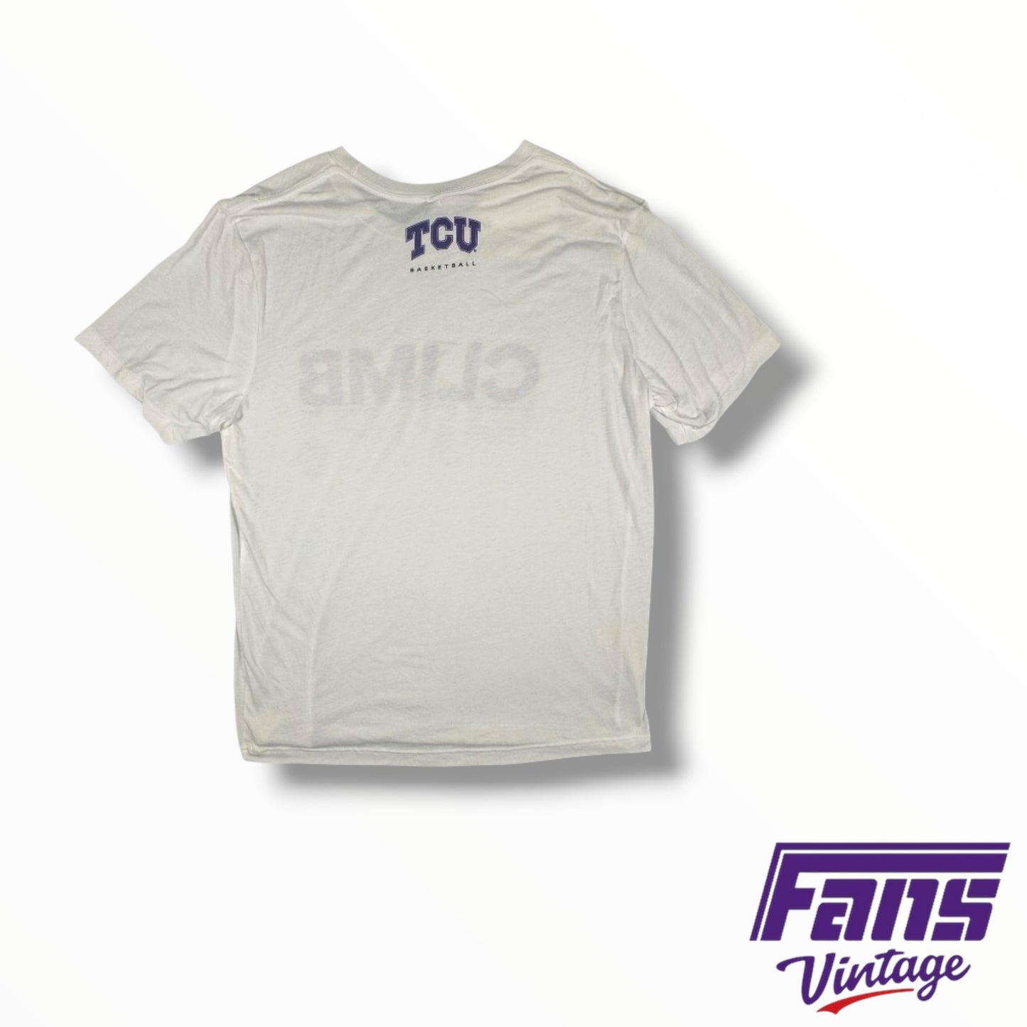 TCU Basketball Team Issued Strength & Conditioning ‘Climb’ shirt - Super soft!