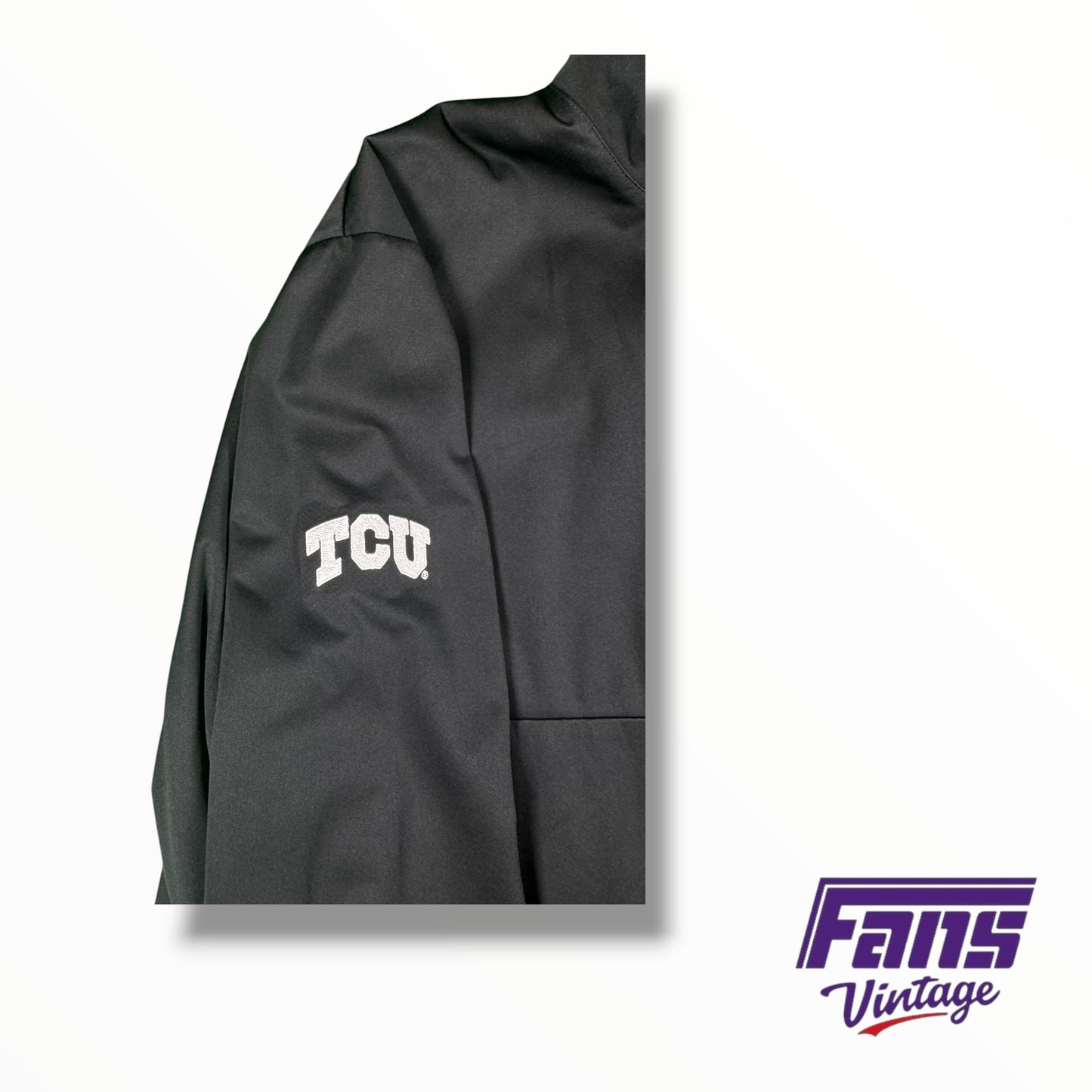 TCU Golf Nike Team Issued Storm-Fit blackout jacket