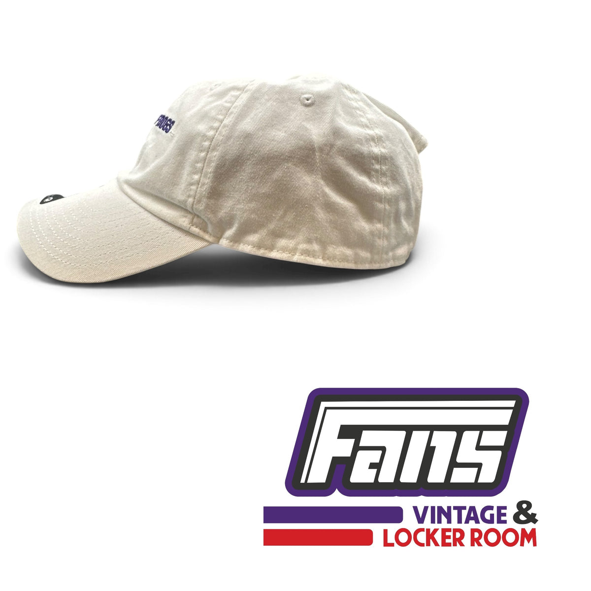 TCU Team Issued Nike On Field White Strapback Dad Hat