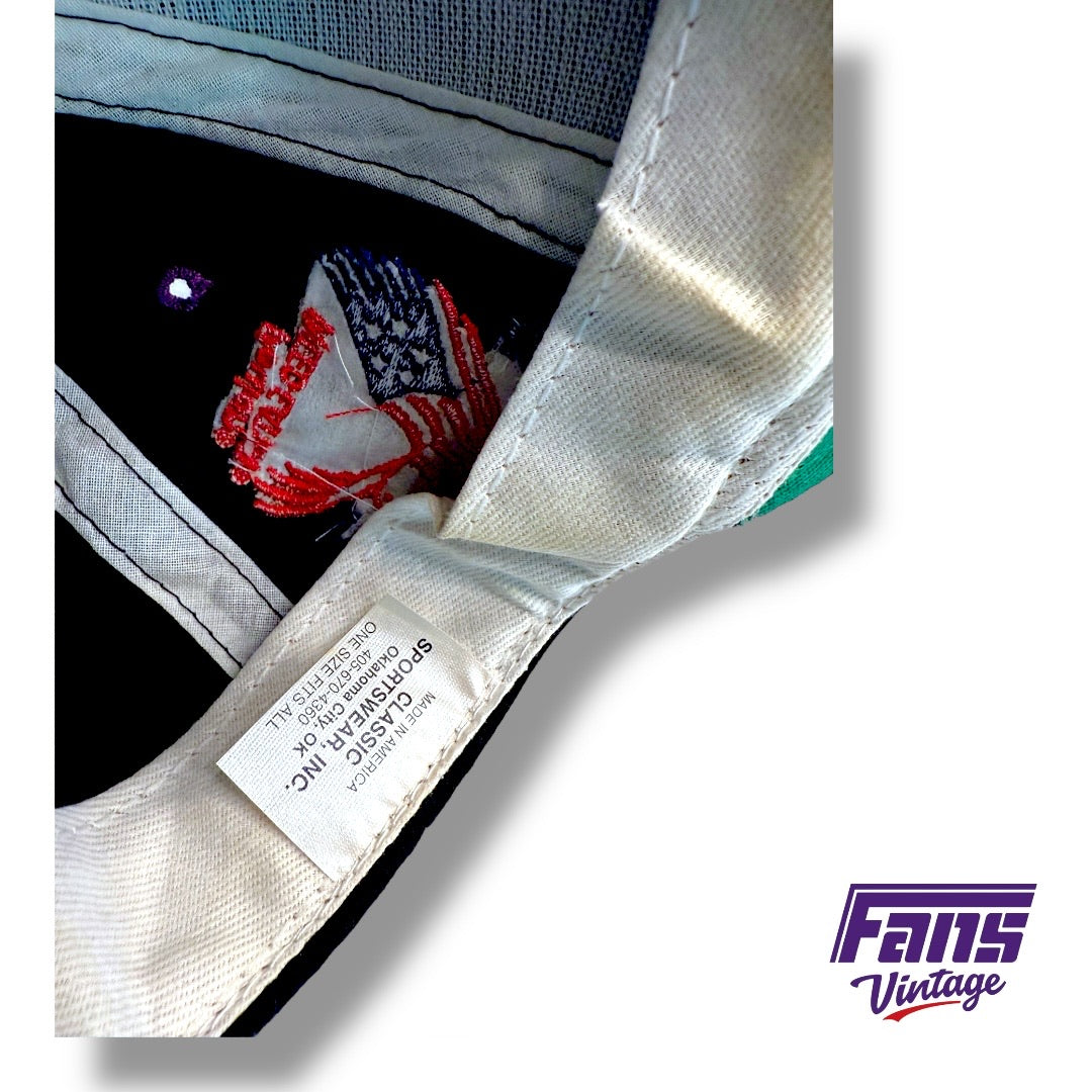 Vintage TCU Southwest Conference 1994 Independence Bowl Snapback Hat