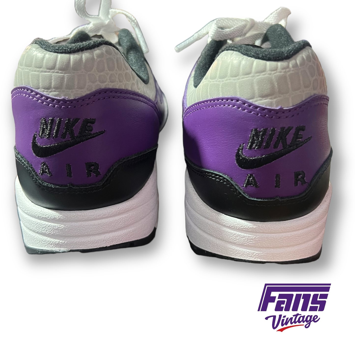 One of a Kind Nike Air Max TCU “Til Hell Freezes” Rose Bowl Tribute Sneakers