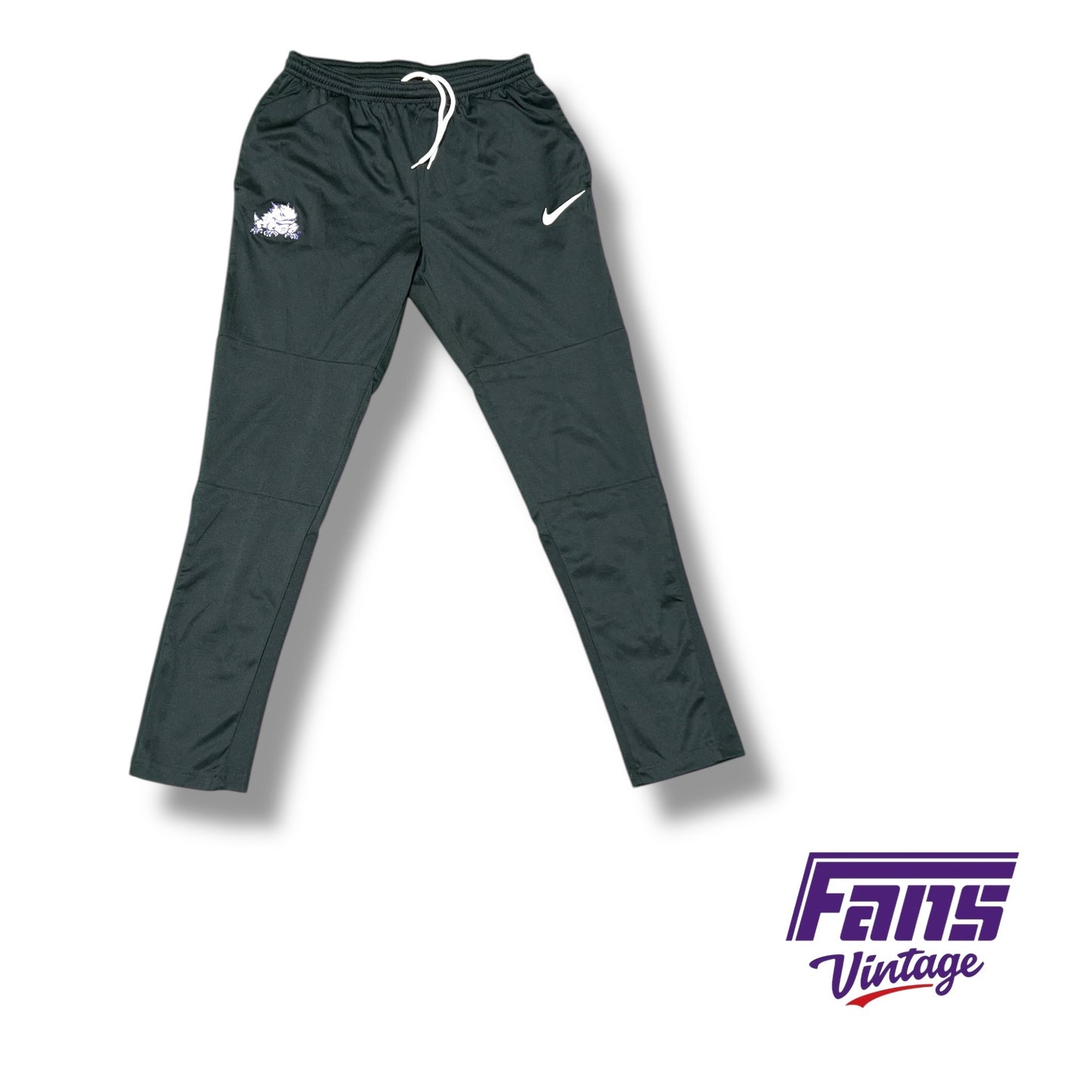 TCU Nike Team‑Issued Grey Nylon Travel Suit - Zip up jacket and pants