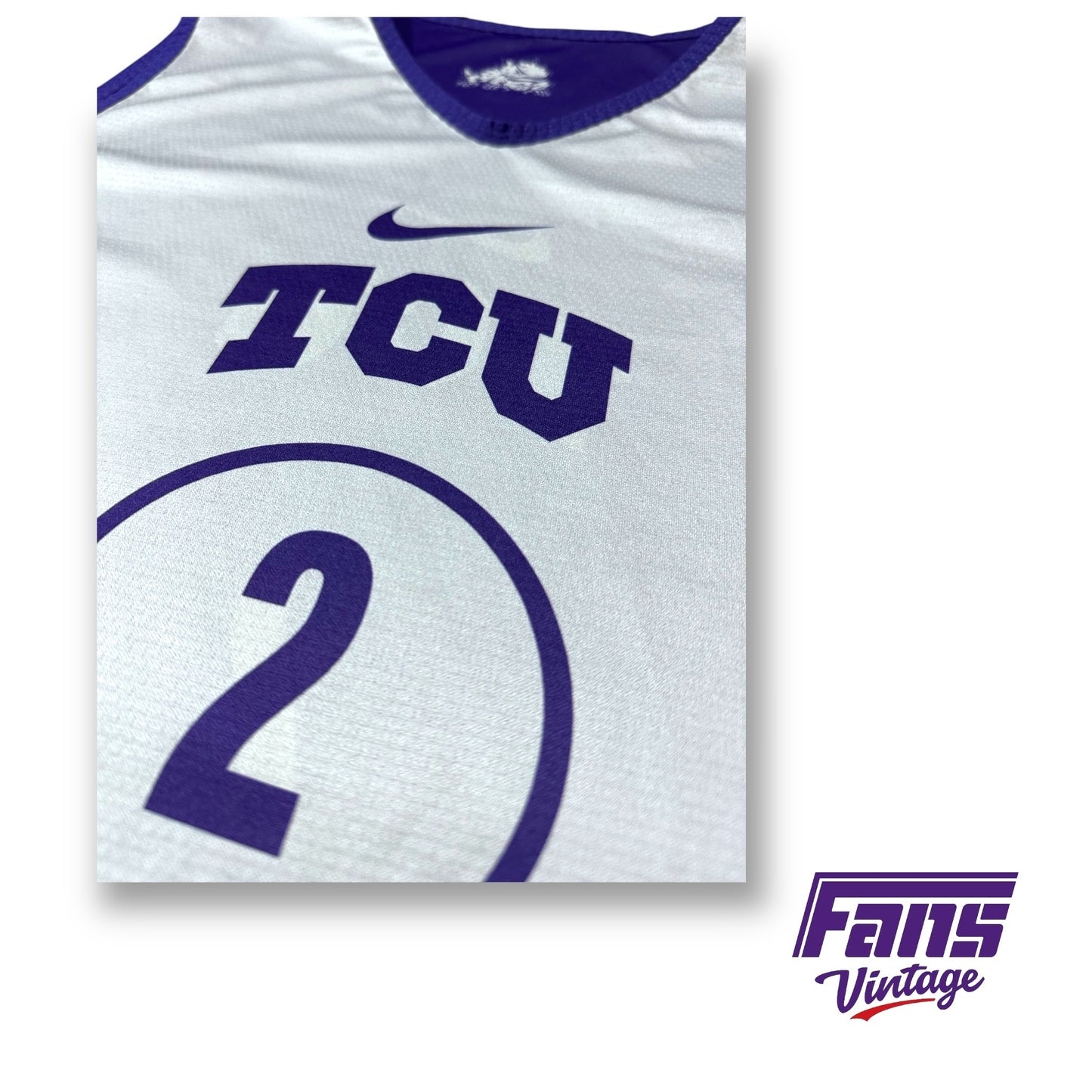 Team Issue Nike TCU Basketball Practice Jersey