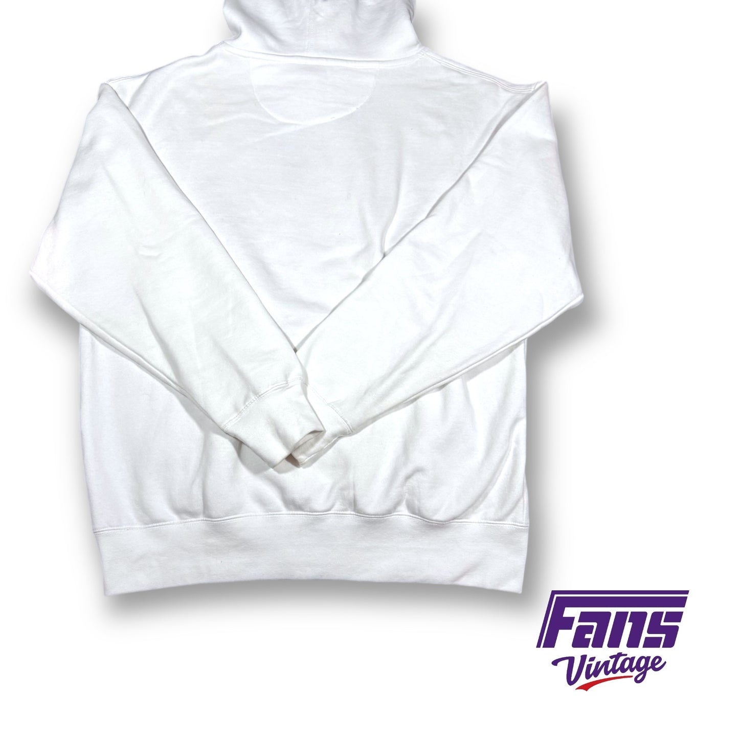 TCU Football Player Custom “Too Cold U” Ice Drip Puff Print Bubble Lettered Heavyweight Frosty White Hoodie