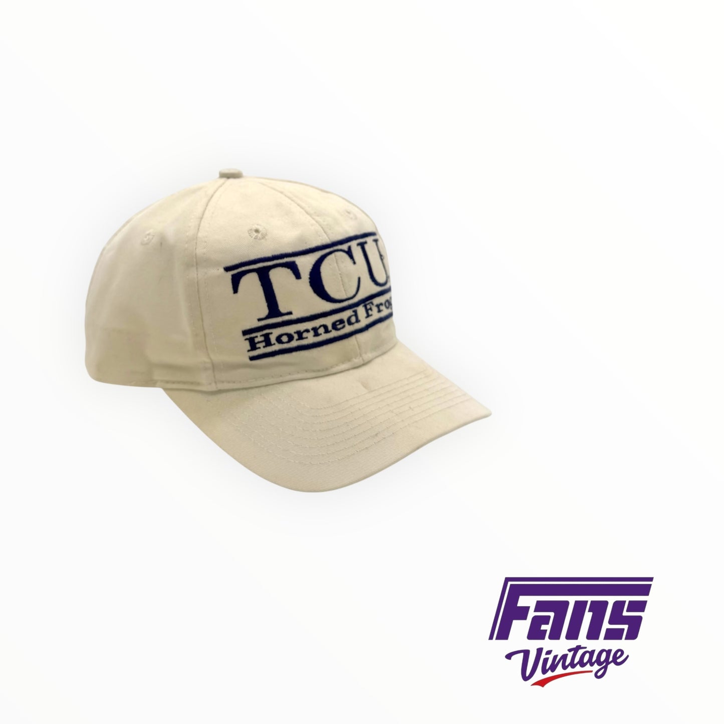 TCU vintage ‘The Game’ Early Edition Split Bar logo snap back hat