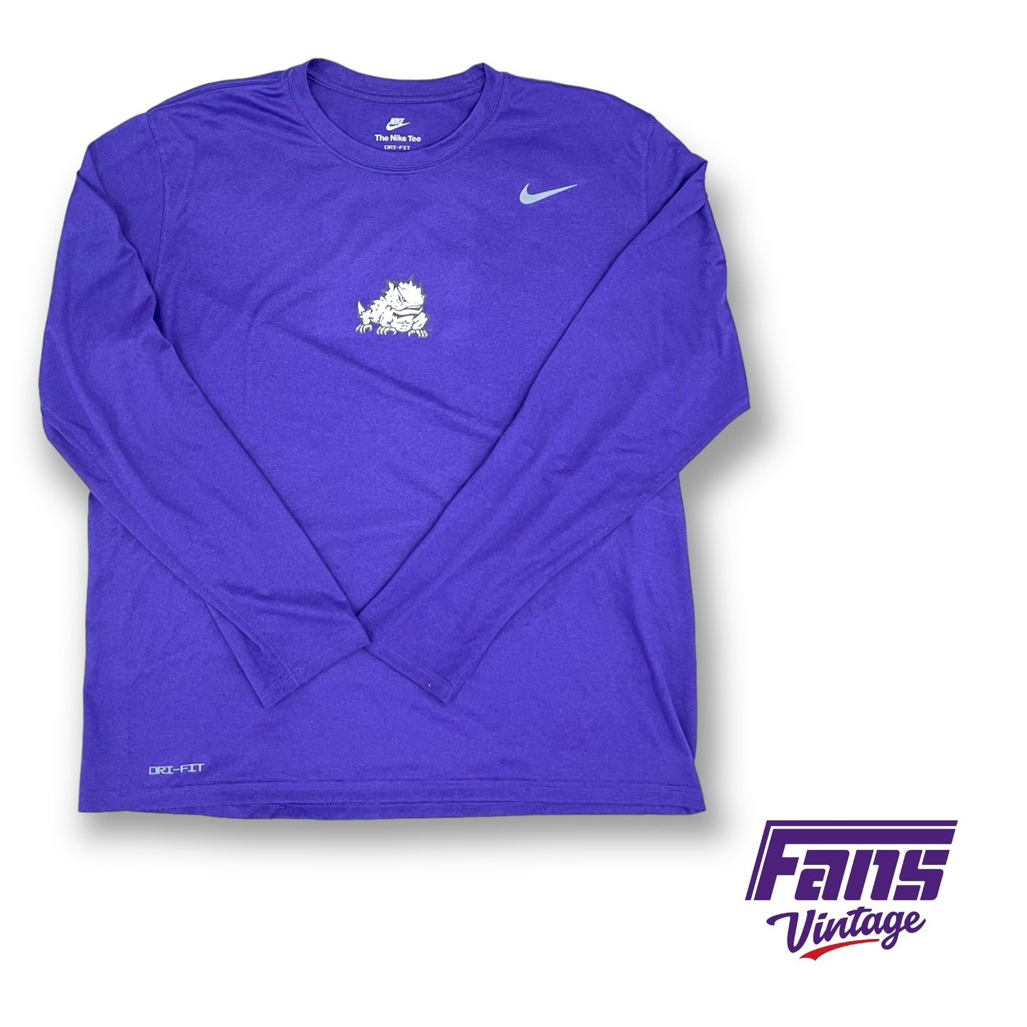 TCU Team Issue Nike drifit ultra lightweight training tee