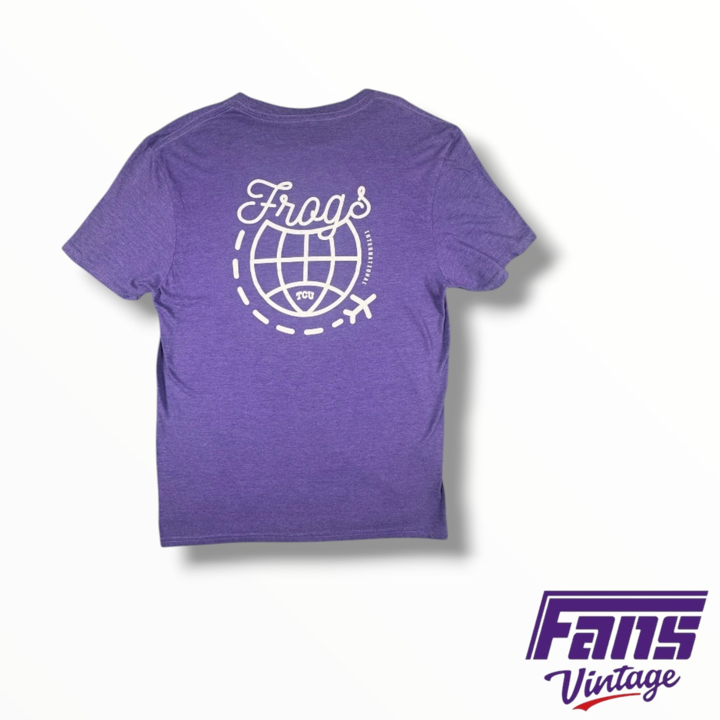 TCU Basketball Team Issued Double Sided International Tee