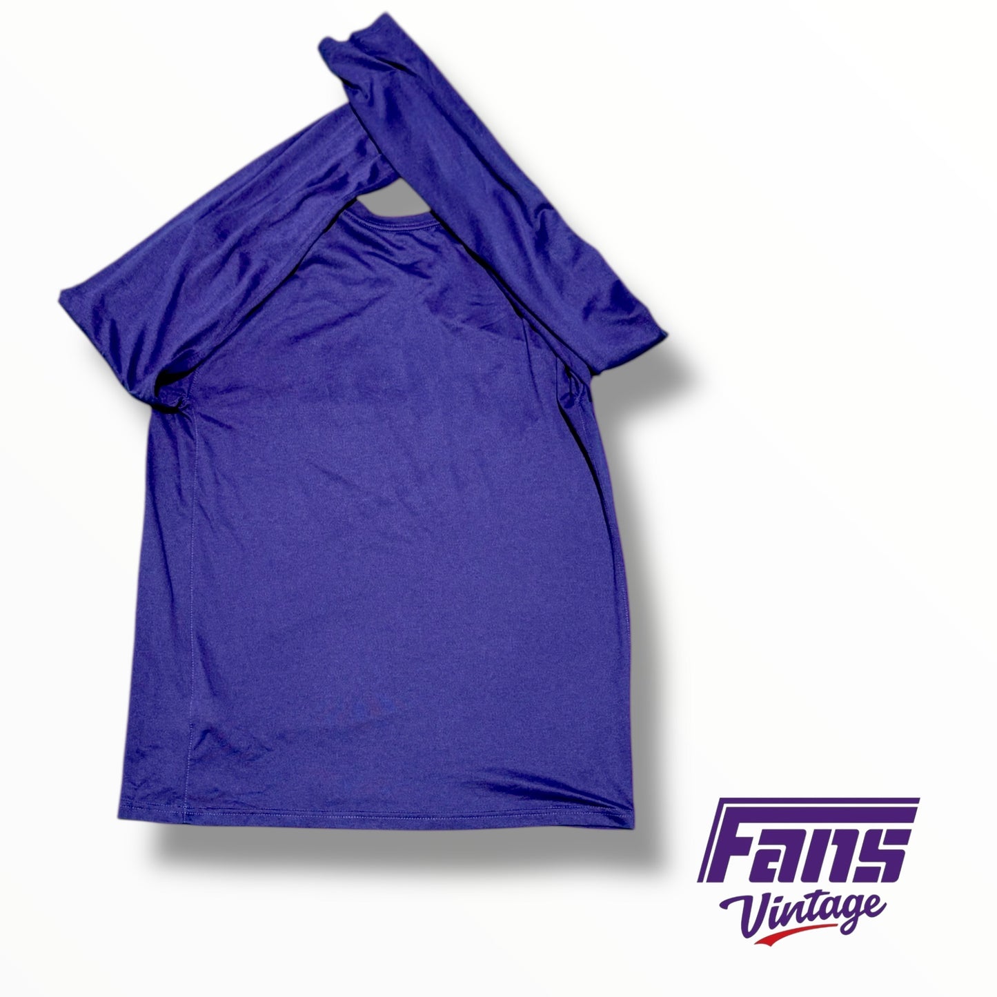 TCU Team Issued ‘Horned Frogs’ Lightweight Drifit Long Sleeve Shirt