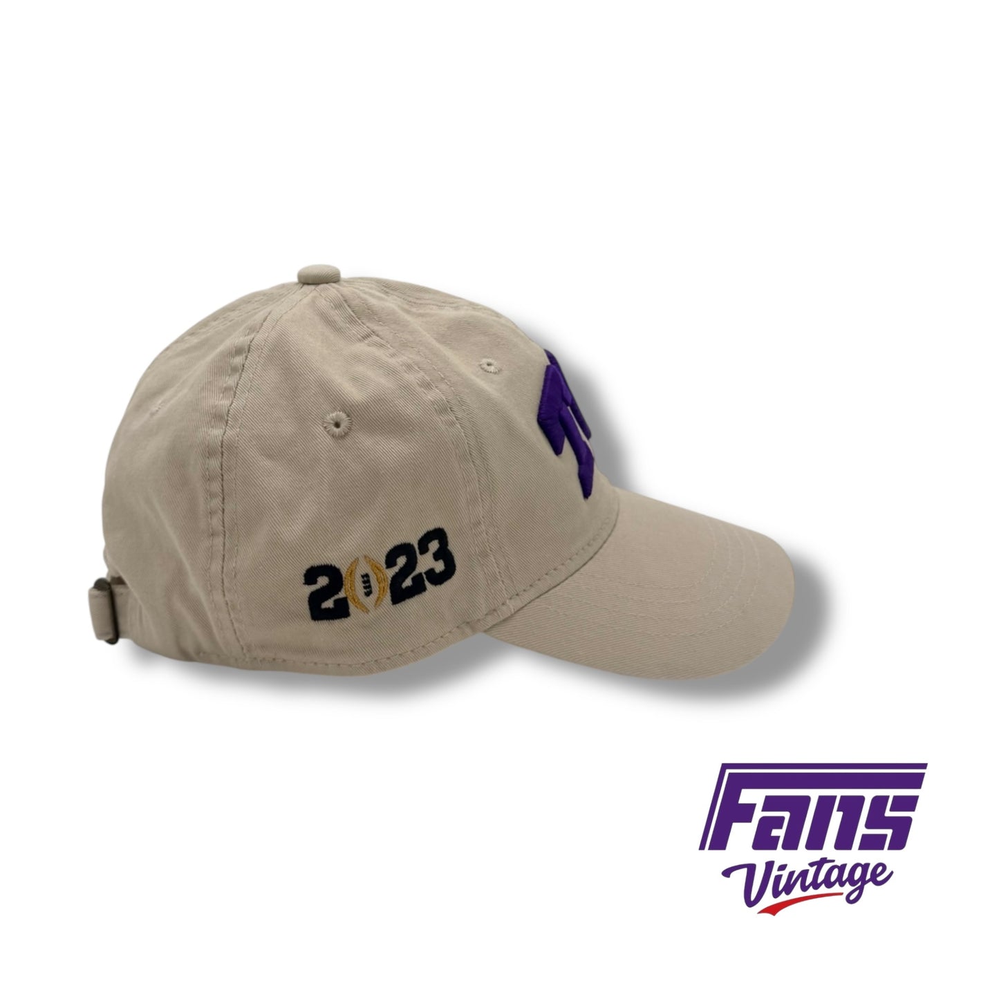 TCU Football 2023 CFP dad style hat with embroidered logo - New with Tags!