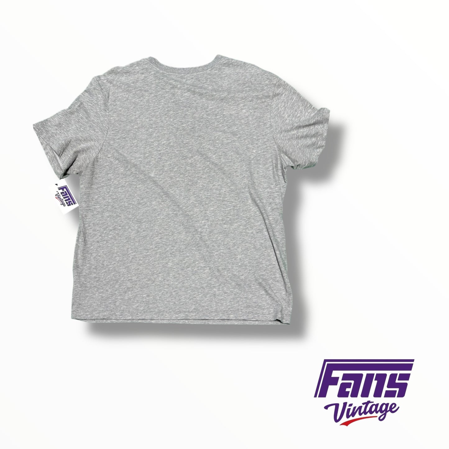 TCU Nike Team Issued Throwback Logo Custom Post Season Basketball T-Shirt