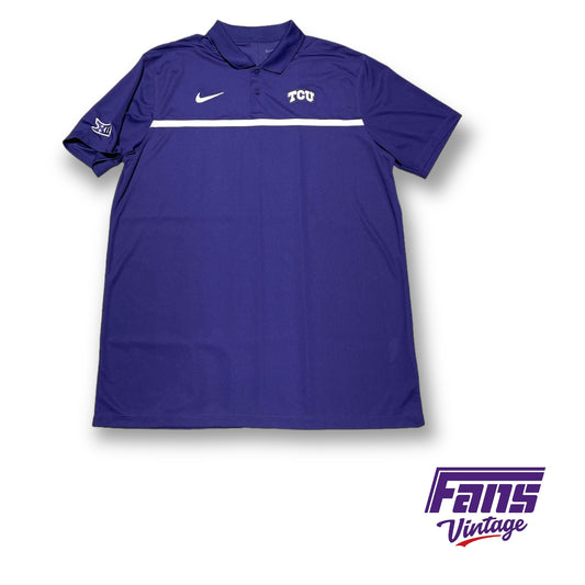 TCU Nike Premium Team Issue Polo - Awesome details!