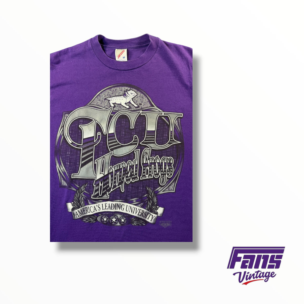 Vintage 90s TCU ‘America’s Leading University’ Graphic Tee