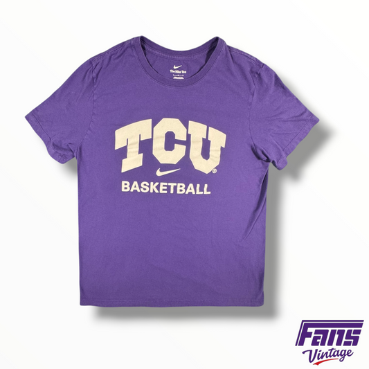 TCU Basketball Team Issued Nike Tee
