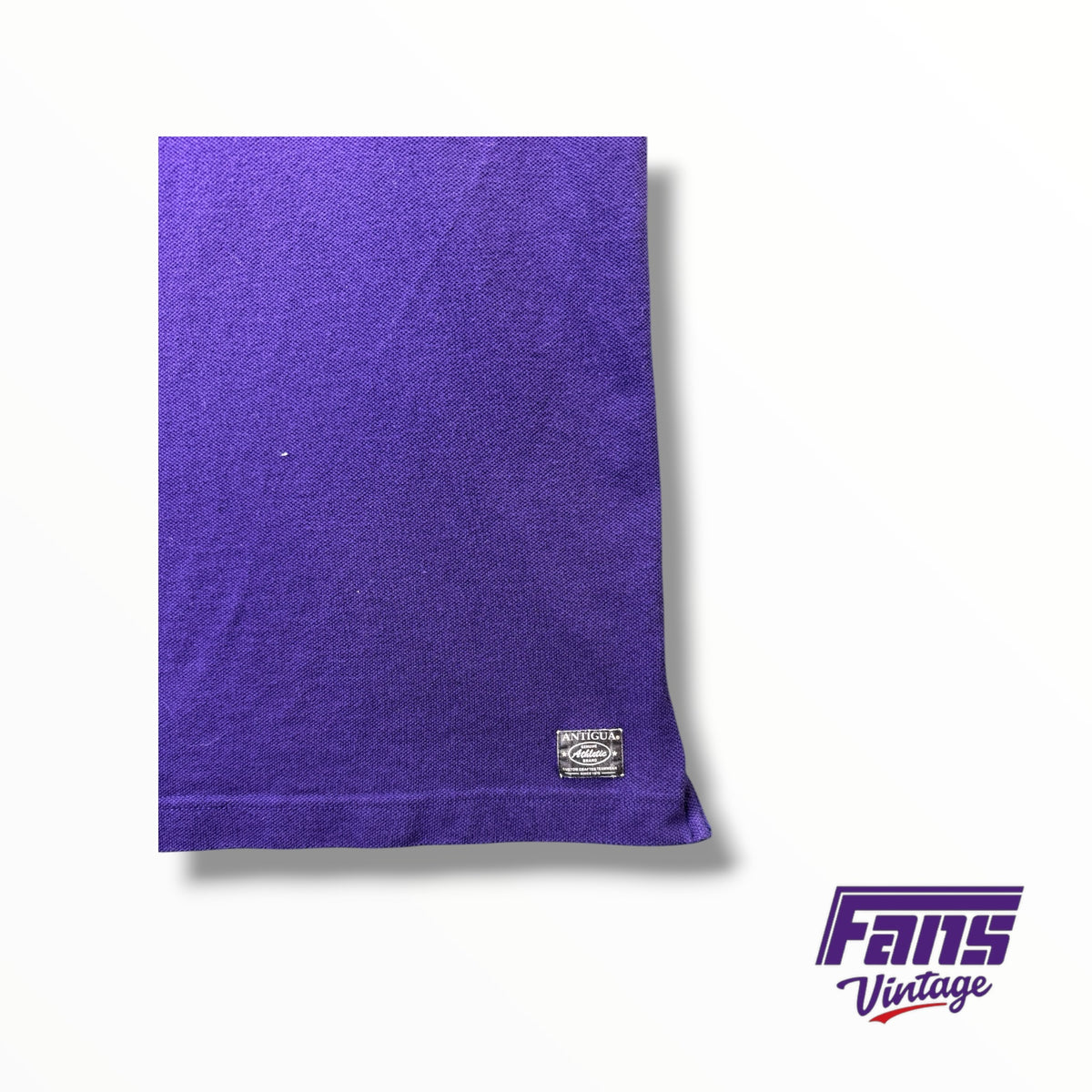 Vintage TCU Cotton Antigua Polo With Embroidered Logos