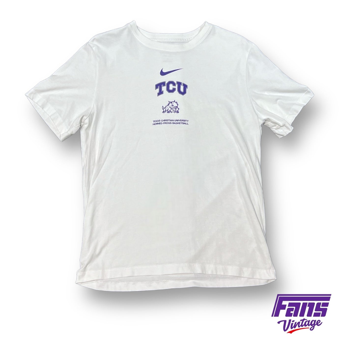 TCU Basketball Team Issue Nike Training Shirt