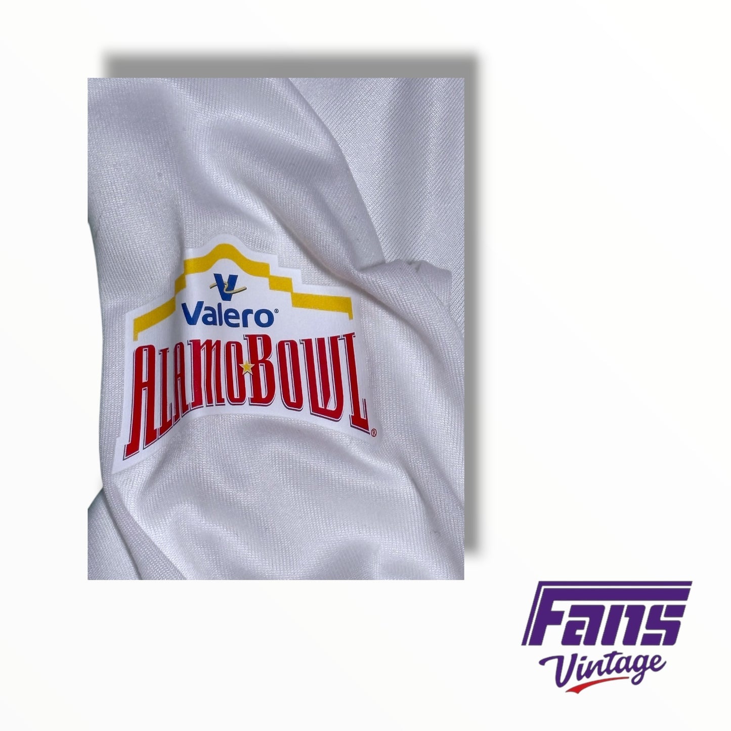 TCU Football Nike Team Issued Valero Alamo Bowl Long Sleeve Shirt with Limited Edition SuperFrog Logo