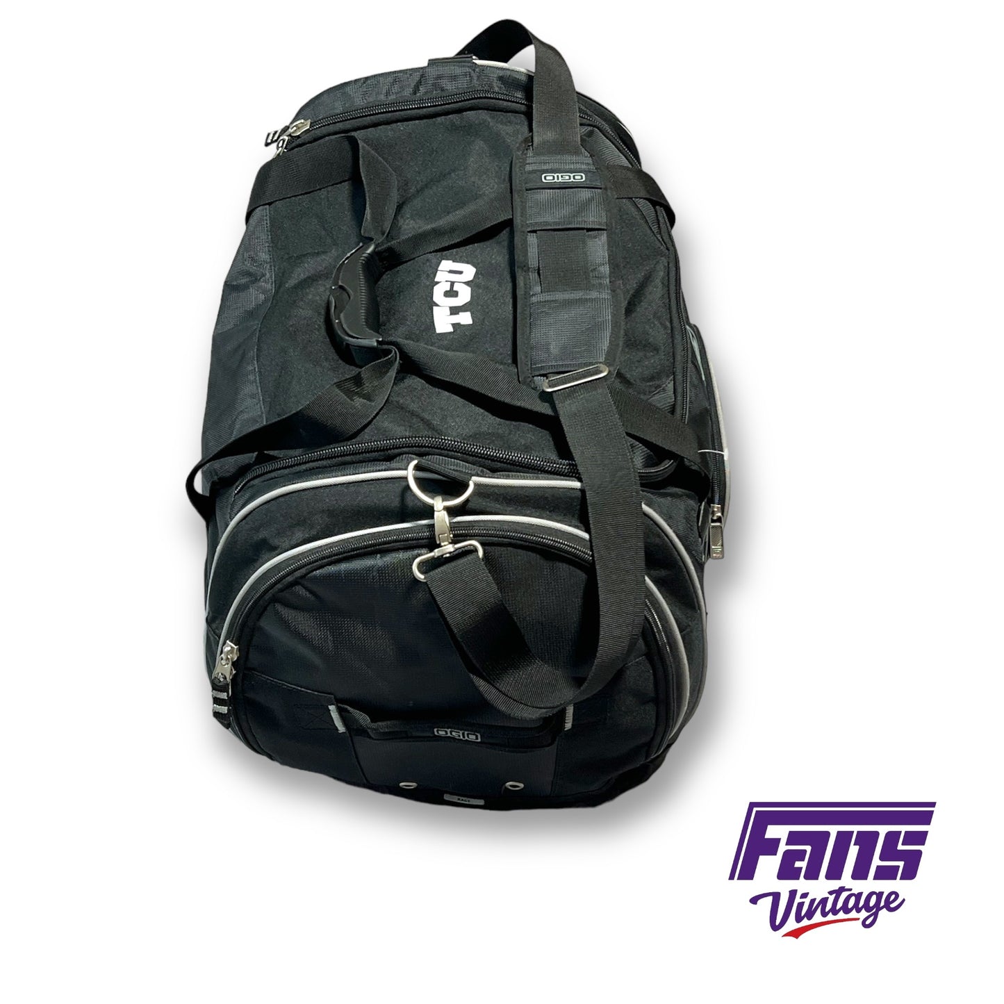 Custom OGIO TCU Football Team Issued Travel Duffel Bag