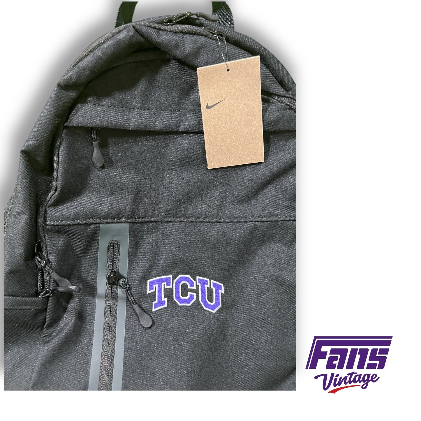 TCU Team Issue Nike Sportswear Blackout Backpack - Original Tags