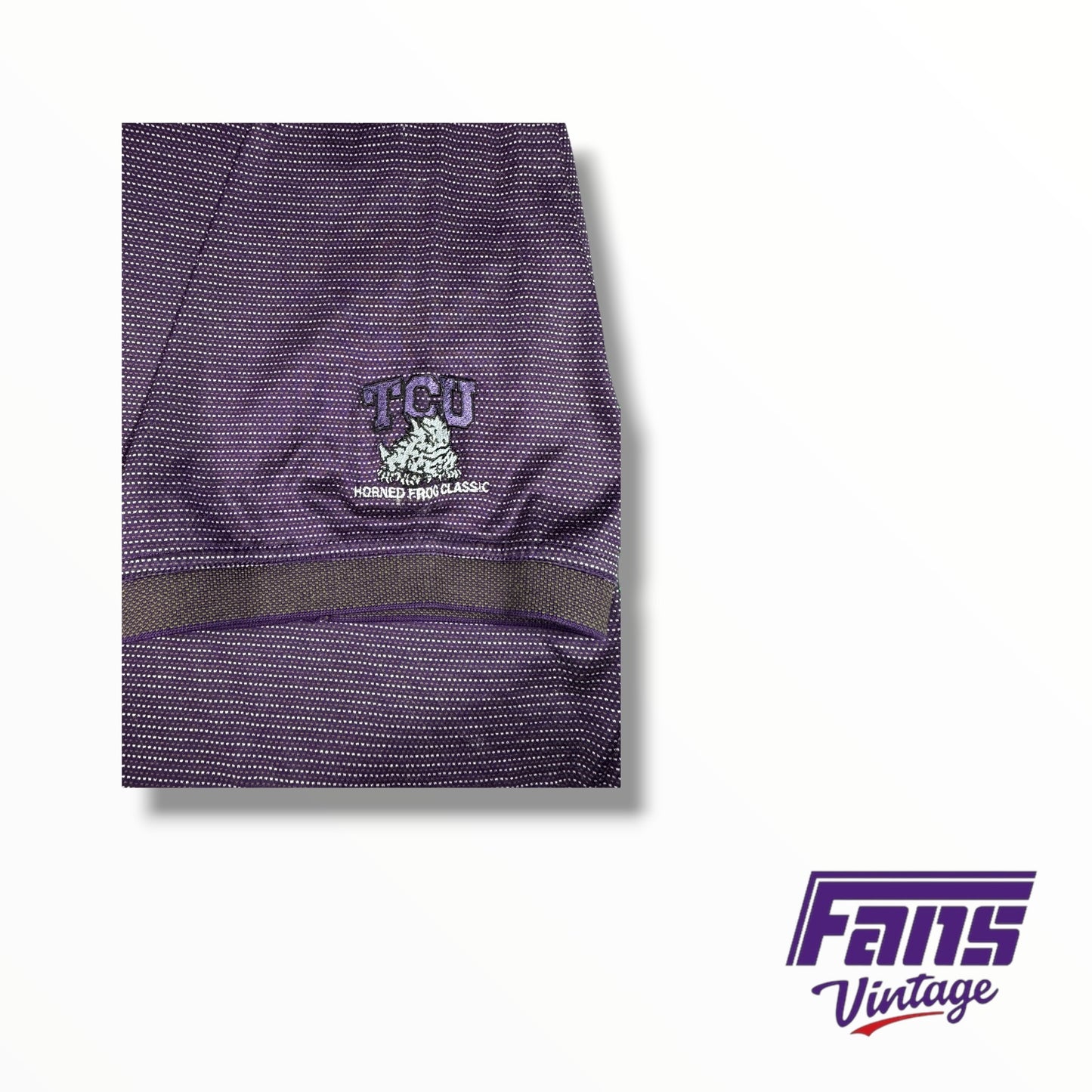 90’s Vintage TCU Horned Frog Classic Golf Tournament Premium Polo