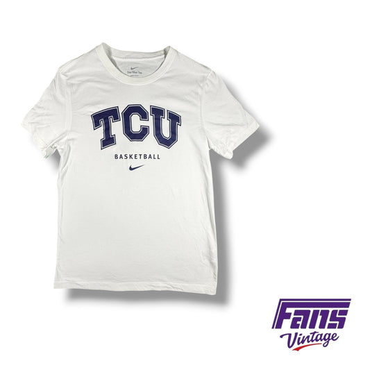 TCU Basketball Nike Team Issued Tee