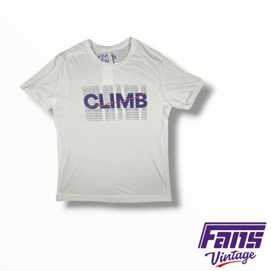 TCU Basketball Team Issued Strength & Conditioning ‘Climb’ shirt - Super soft!