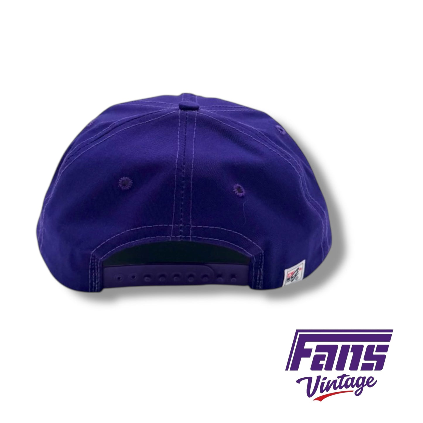 RARE! Vintage TCU Early 90s Edition ‘The Game’ Circle Logo Texas Christian Snapback