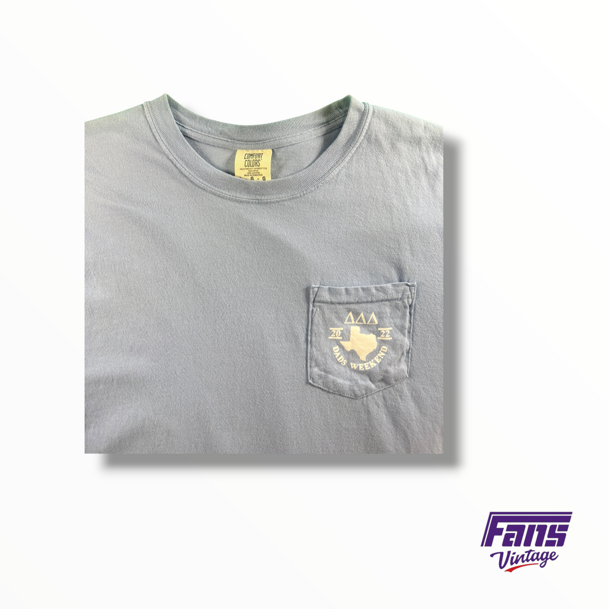 TCU TRI DELTA Dad’s Weekend 2022 Light Blue Tee