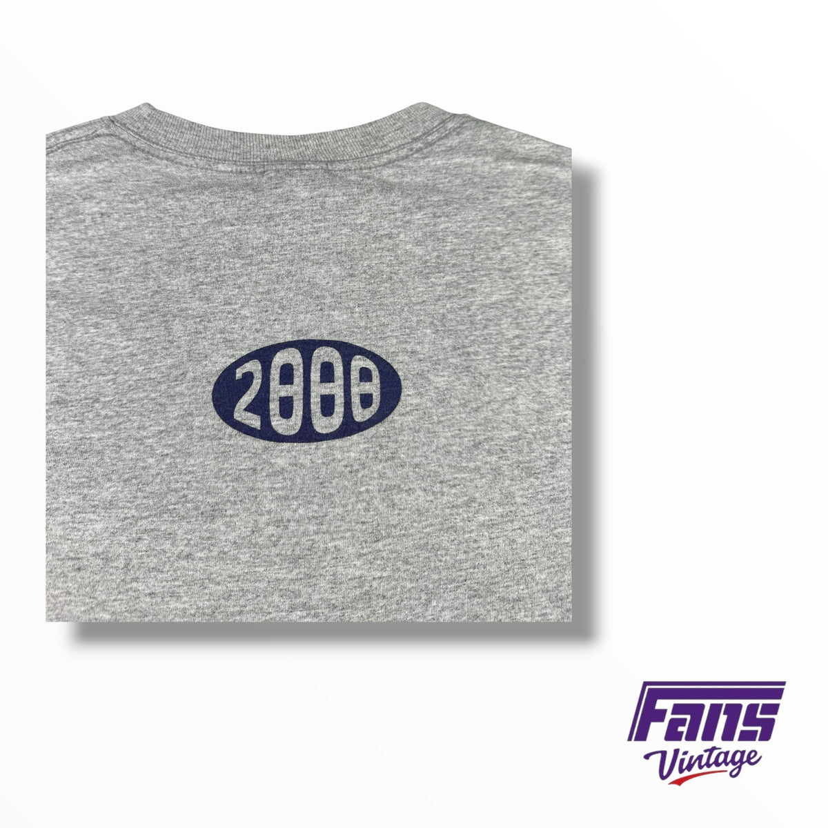 Vintage Y2K TCU Sorority Theta Double Sided Longsleeve Tee