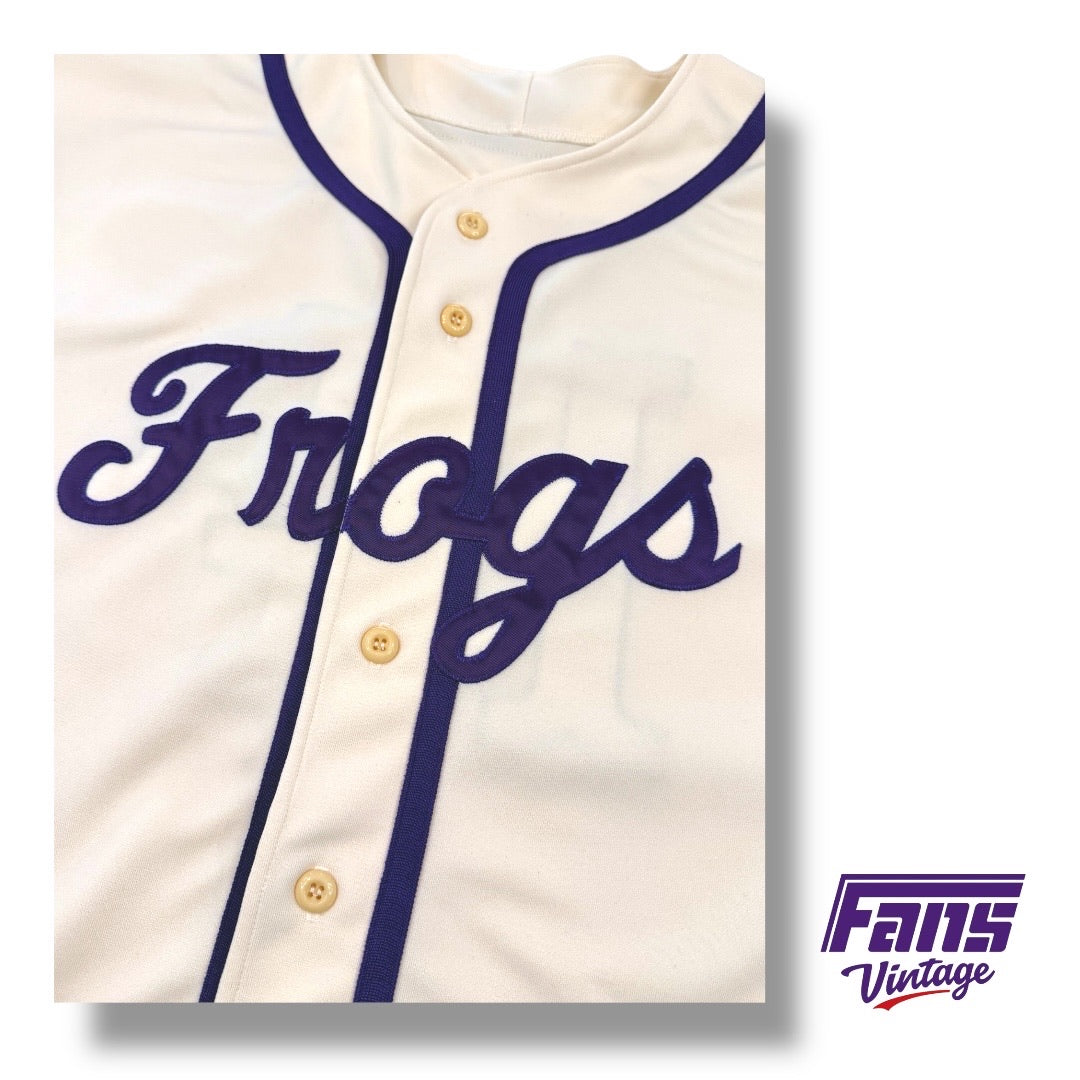 Vintage TCU Baseball Game Worn “GRAIL” Throwback Jersey